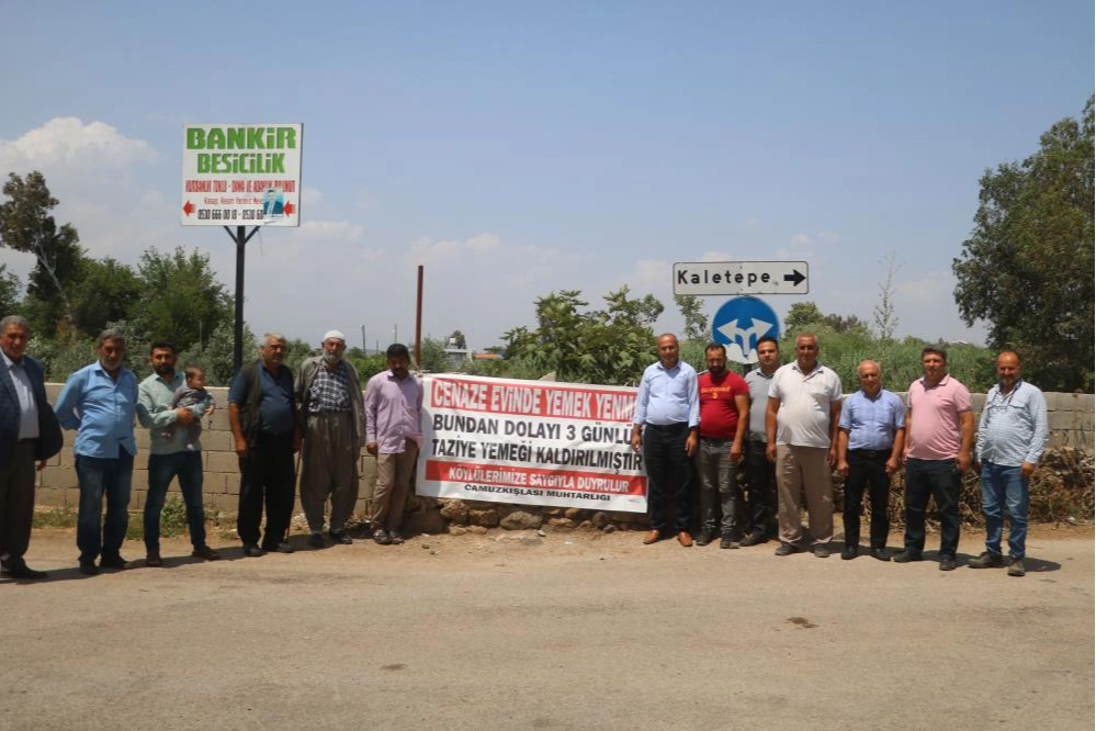 Camuzkışlası mahallesi'nde  Cenaze yemeği geleneği ortak kararla son buldu