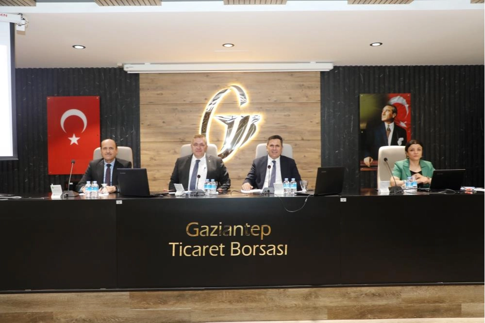 Gaziantep Ticaret Borsasında Mayıs Ayı Meclis toplantısı yapıldı