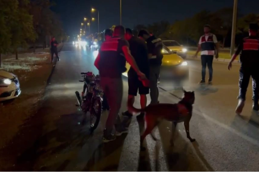 Gaziantep'te jandarmadan şok huzur-güven uygulaması: 5 gözaltı