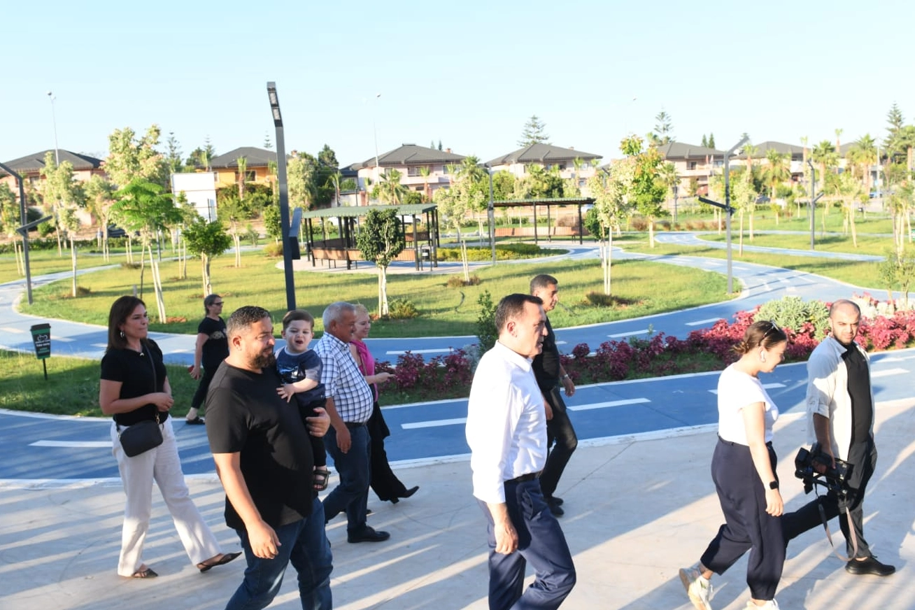 Başkan Özyiğit, Yenişehir Belediyesi Bisiklet Eğitim Parkı’nı gezdi