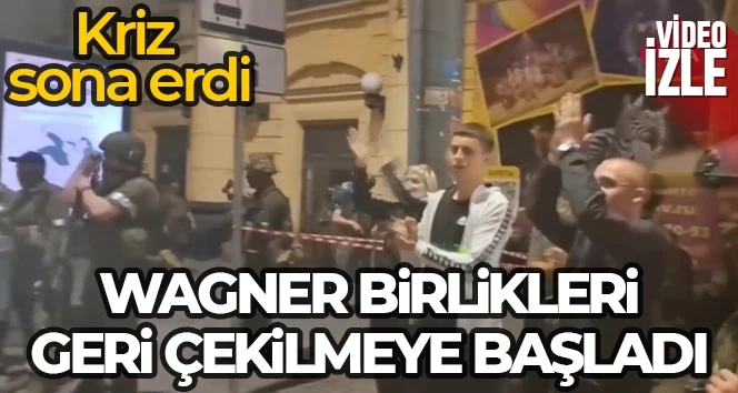 Rusya’da silahlı ayaklanma başlatan paralı asker Wagner birliklerini geri çekiyor