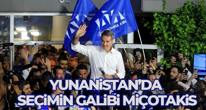 Miçotakis'in partisi Yunanistan'da seçimin galibi oldu