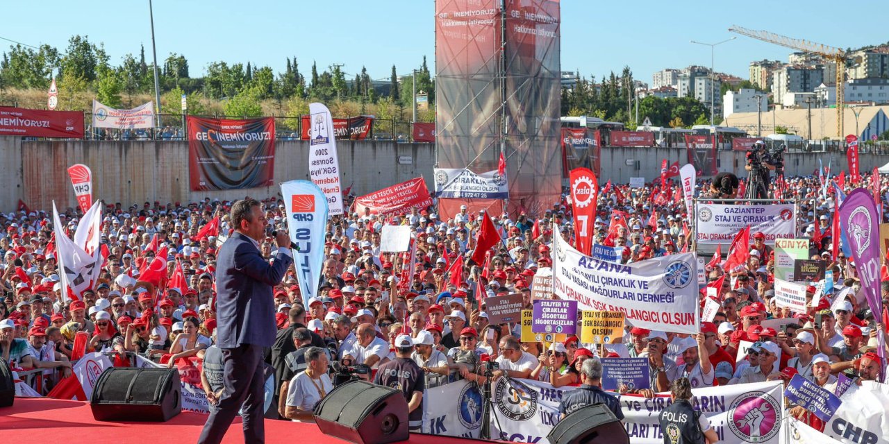 CHP Gebze’de mitingde halkla buluştu, erken seçime vurgu yaptı "Geçinemiyoruz"