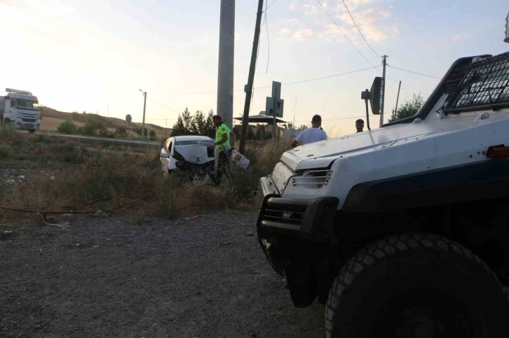 Diyarbakır’da trafik kazası 1 ölü, 8 yaralı