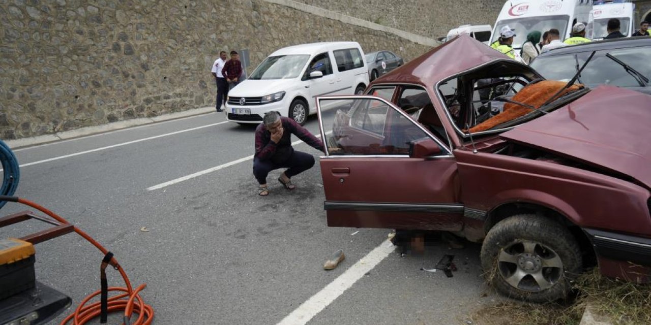 Gümüşhane'de trafik kazası: 2 ölü, 3 yaralı