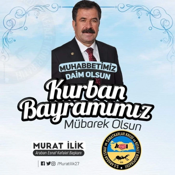 Araban Esnaf KKK Bşk Murat İlik