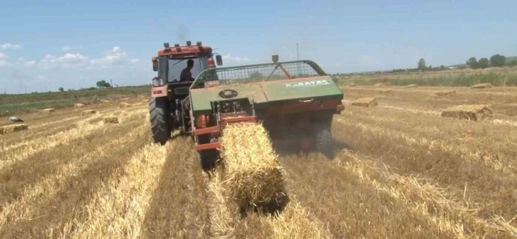 Çiftçilerin kışa hazırlık saman mesaisi sürüyor