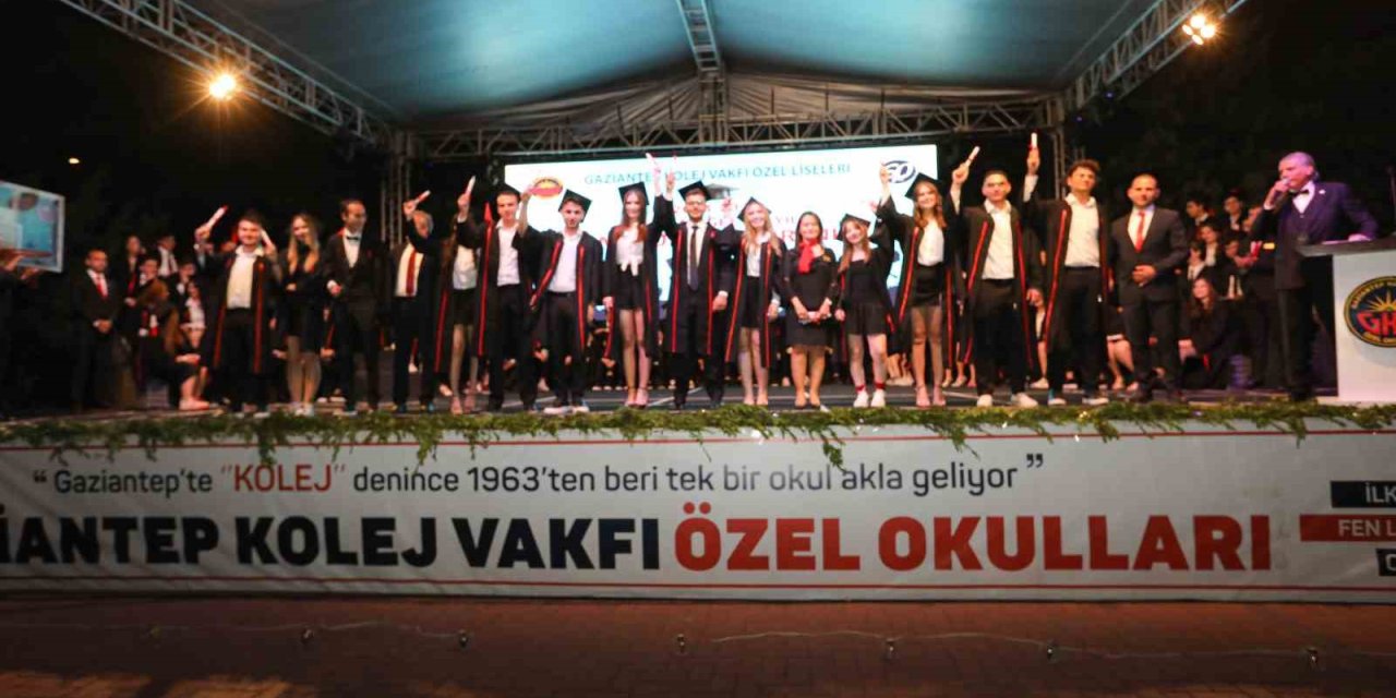 Gaziantep Kolej Vakfı öğrencileri üniversiteli oldu