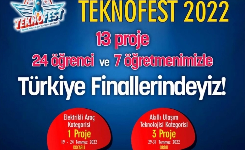 SANKO Okulları 13 Projeyle Teknofest finallerinde