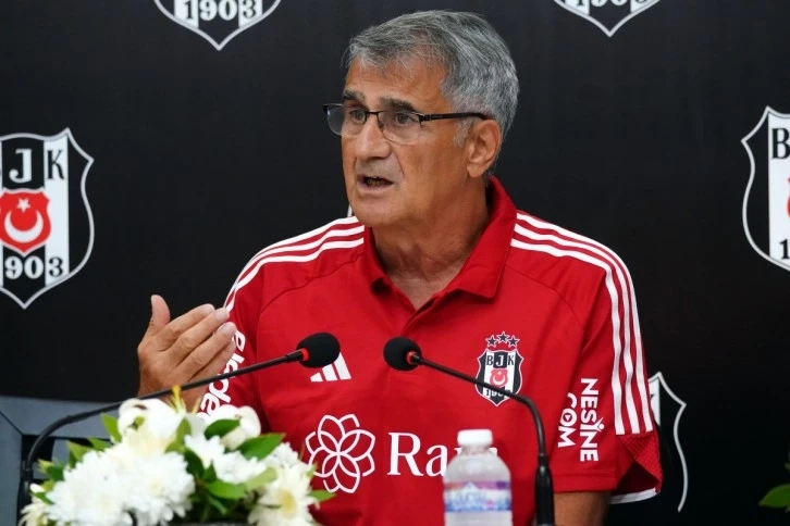 Beşiktaş Teknik Direktörü Şenol Güneş: Hedefimiz Süper Lig'de şampiyonluk