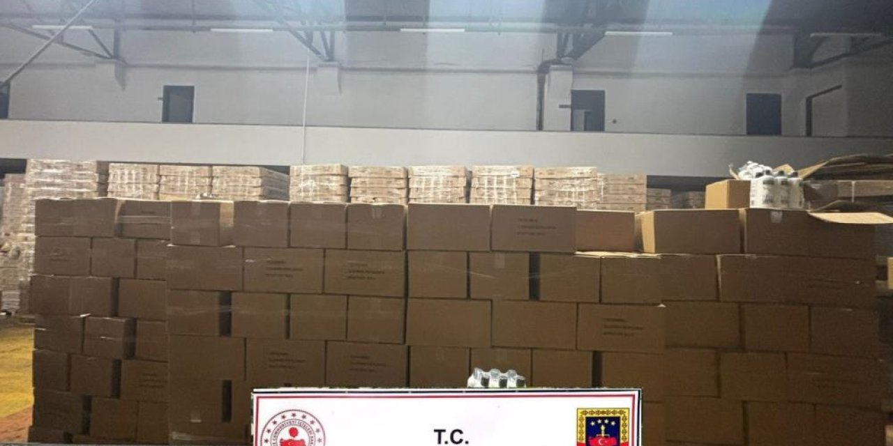 Kırklareli’nde 23 ton 500 litre sahte temizlik malzemesi ele geçirildi