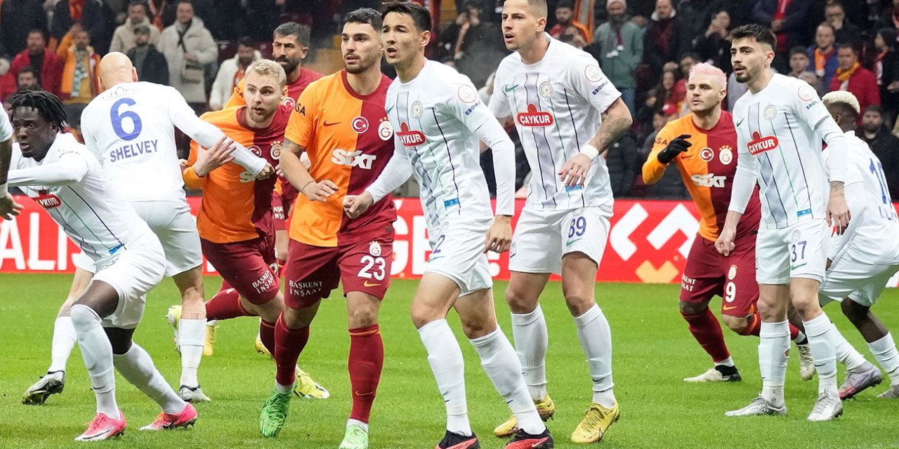 Galatasaray ile Çaykur Rizespor 45. randevuda