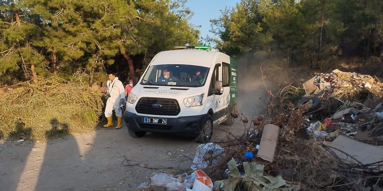 Mersin'de çöplükte elleri ve ayakları bağlı cesed bulundu