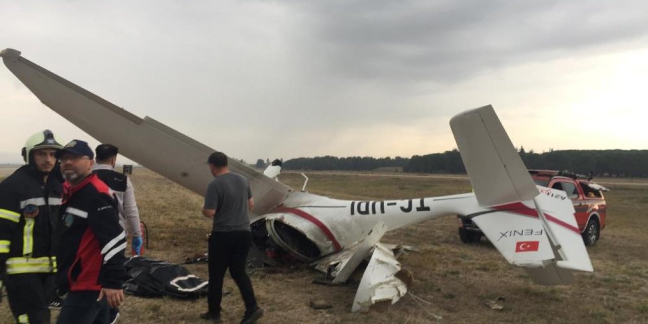 Eğitim uçağı düştü, 2 pilot hayatını kaybetti