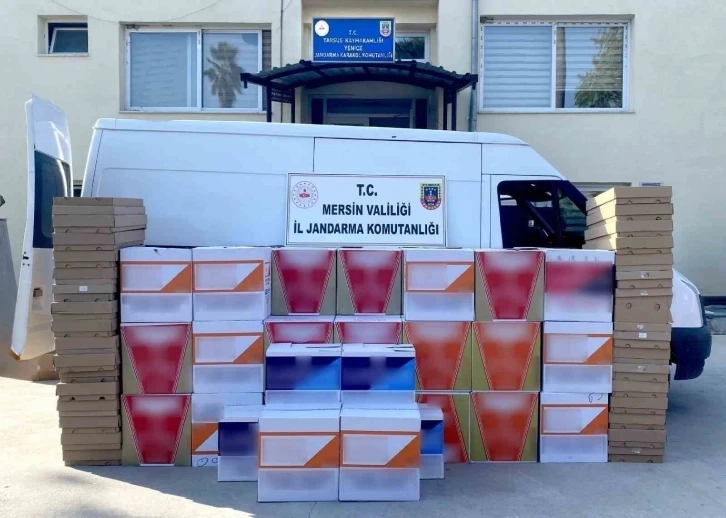 Mersin’de çok miktarda makaron ile etil alkol ele geçirildi