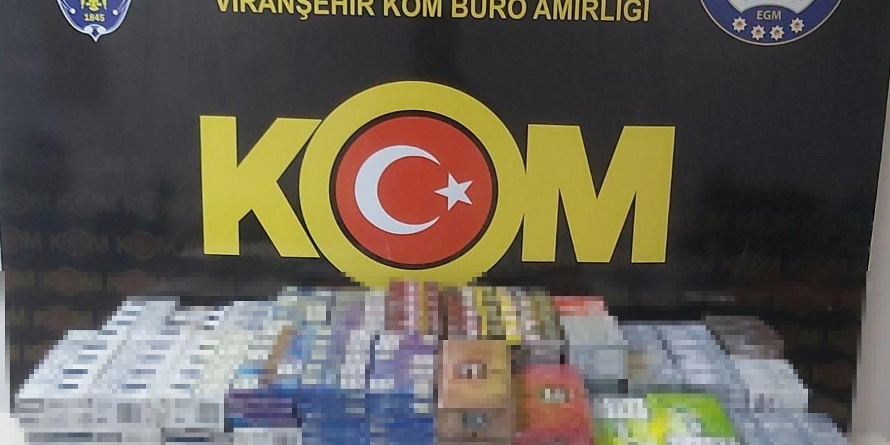 Viranşehir’de çok sayıda kaçak cep telfonu ve sigara ele geçirildi