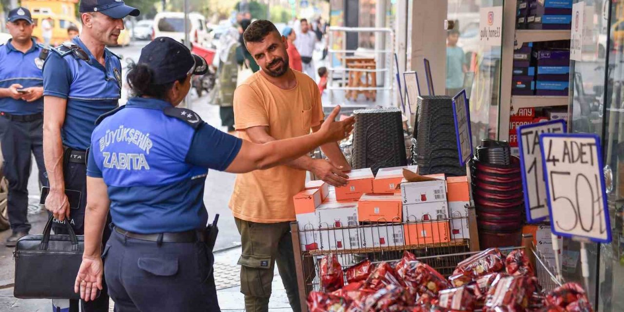 Belediye kaldırım işgaline izin vermiyor