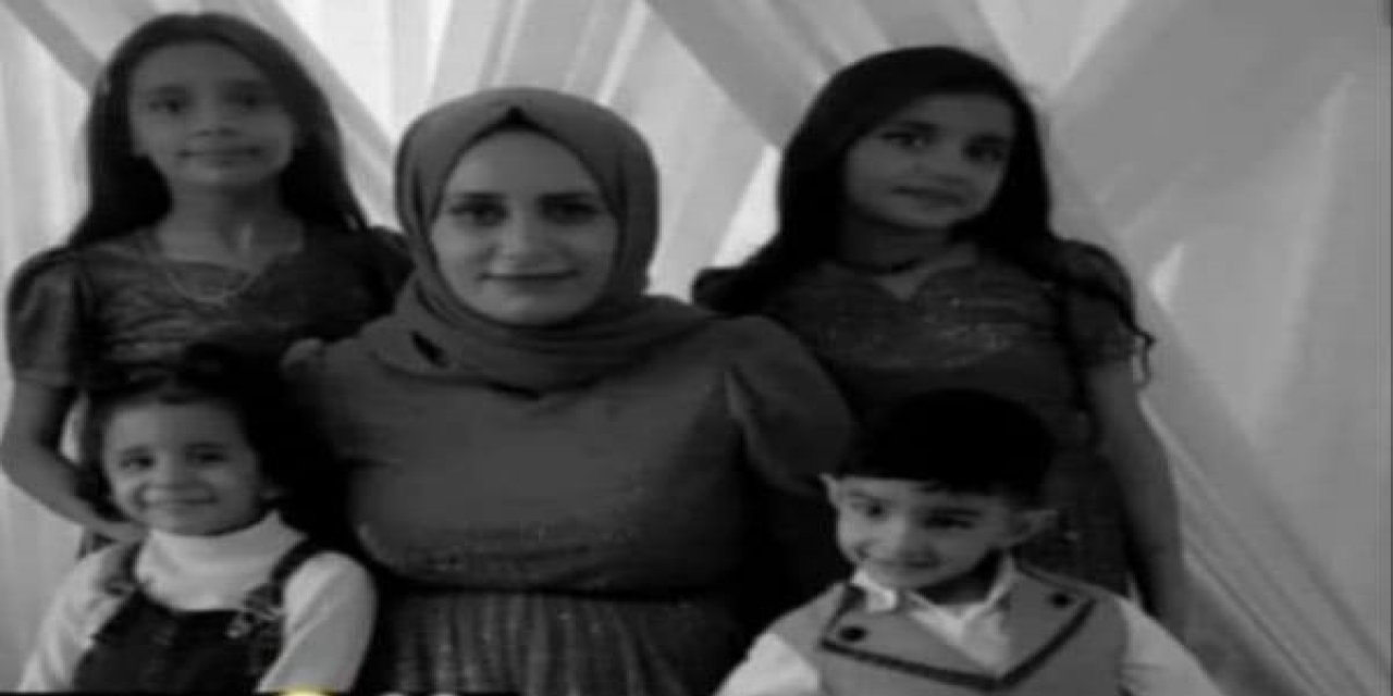 Baba, anne ve 4 çocuk yan yana defnedildi