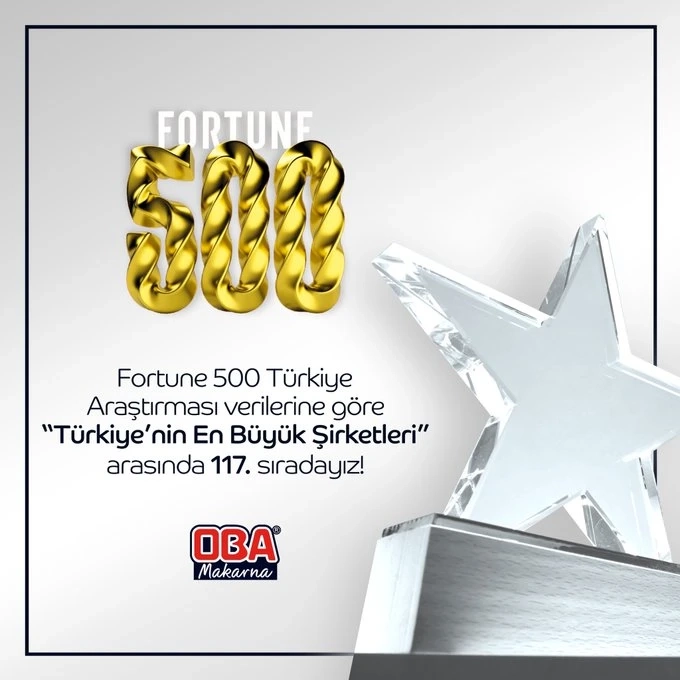 OBA Makarna ve İpek Yem Fortune 500'de