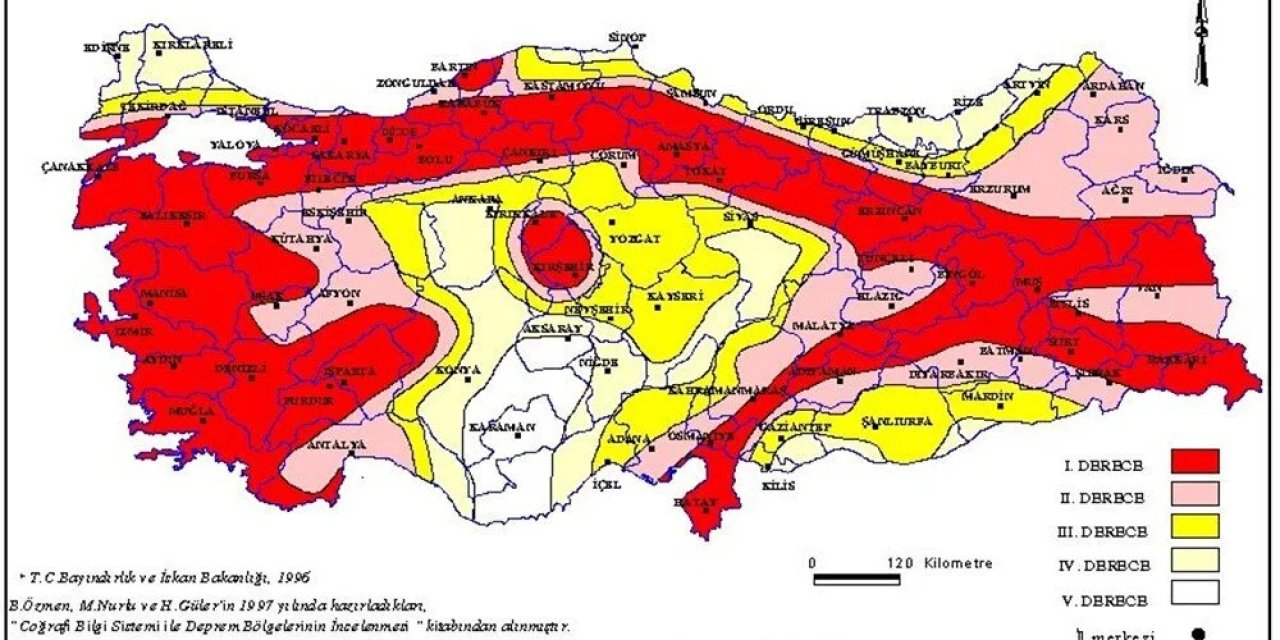 Deprem haritası güncellendi, riskler değişti