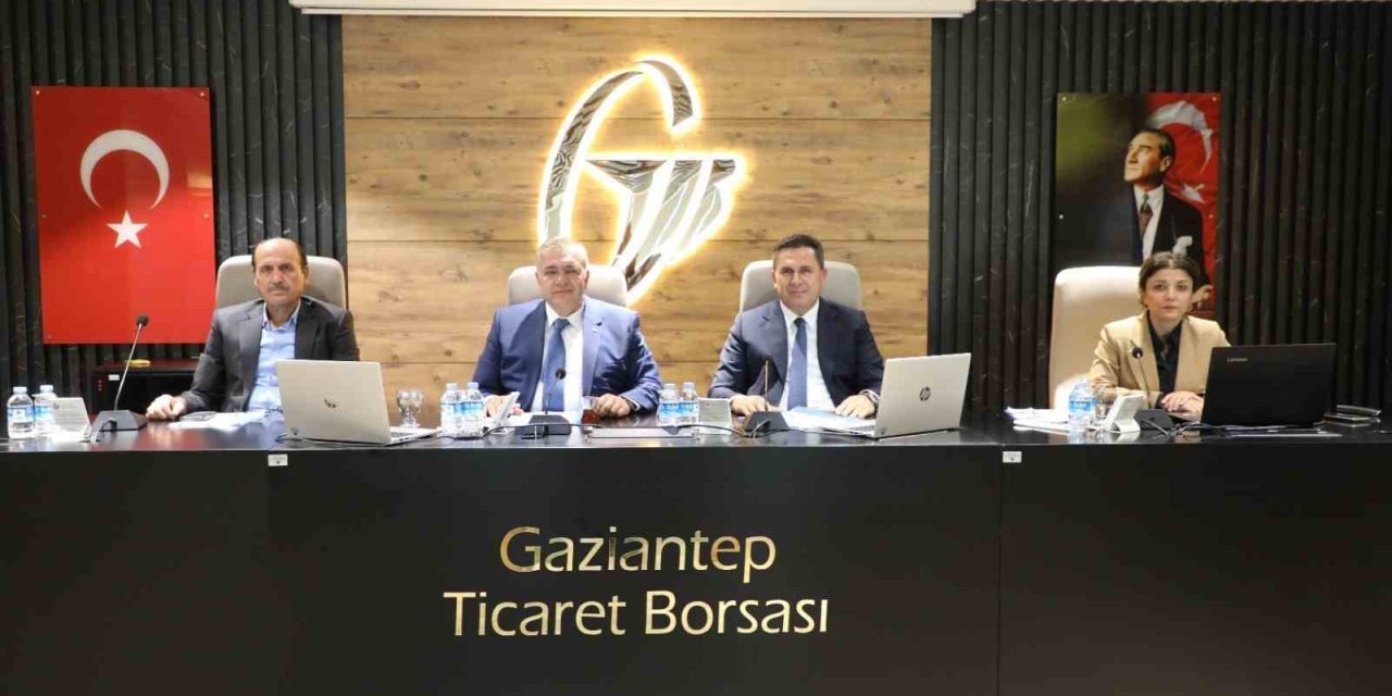 Gaziantep Ticaret Borsası Ekim ayı meclis yapıldı