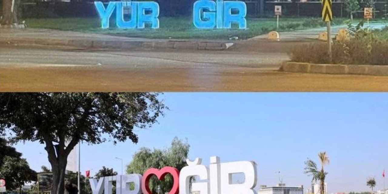 Adana da belediyenin logosundaki kalp çalındı