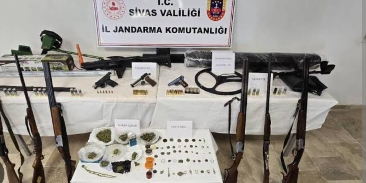 Sivas’ta uyuşturucu operasyonları: 106 şahıs yakalandı