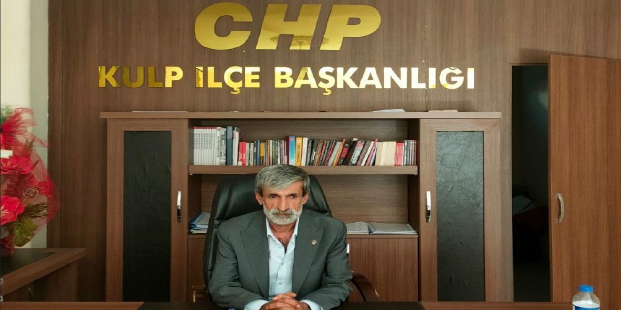 CHP Kulp İlçe Başkan Sancar'dan kayyum tepkisi