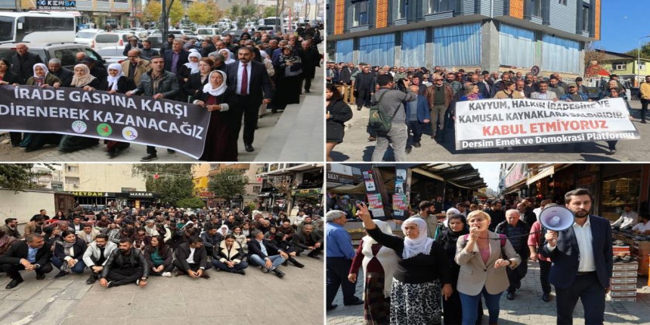 Şehirlerde kayyım protestoları sürüyor, İrade gasbına karşı yürüdüler