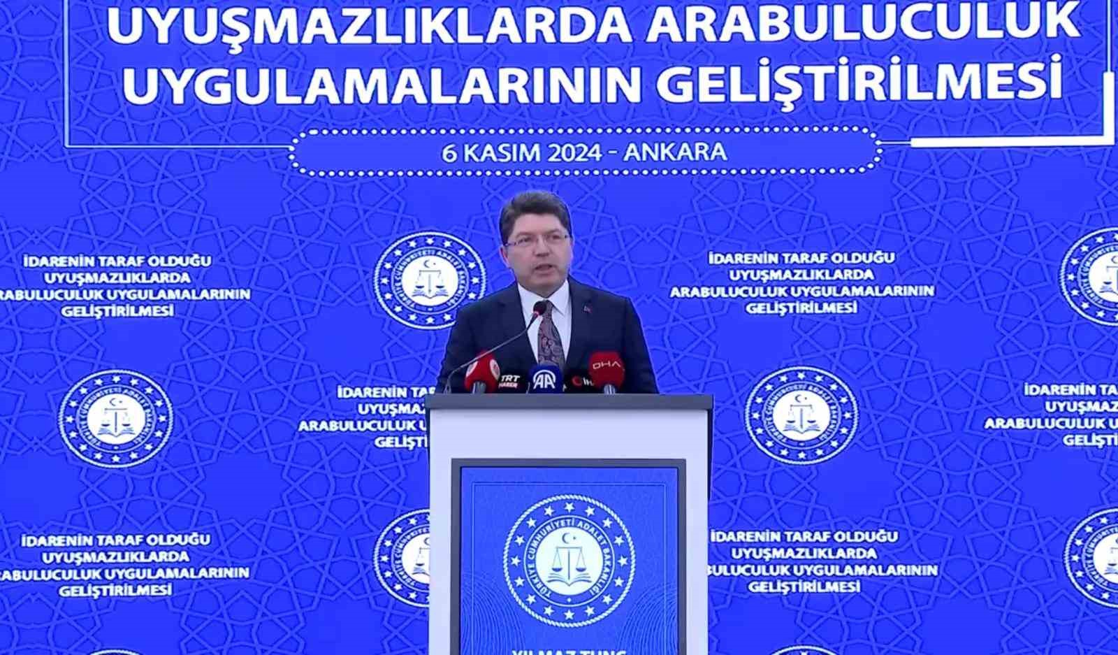 Bakan Tunç: “Arabuluculuğa önem vermeye devam edeceğiz“