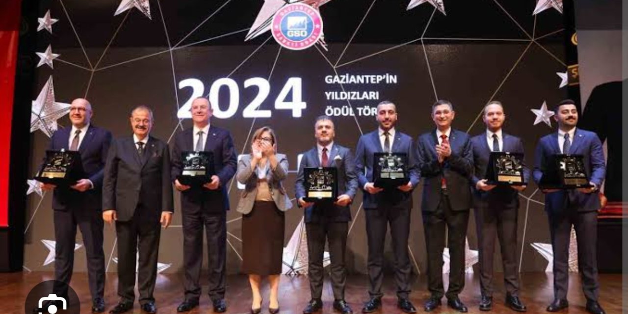 Gaziantep’in yıldız sanayicileri başarılarını taçlandırdı