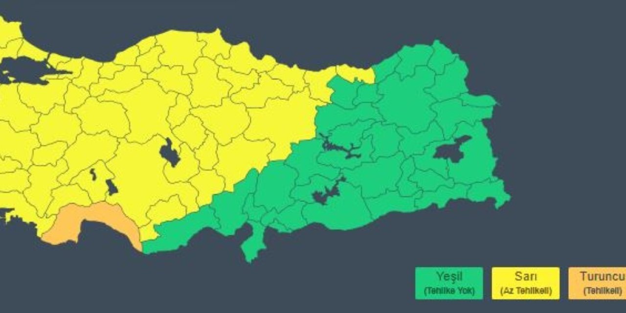 Meteoroloji uyardı! İstanbul dahil 49 kentte sarı alarm