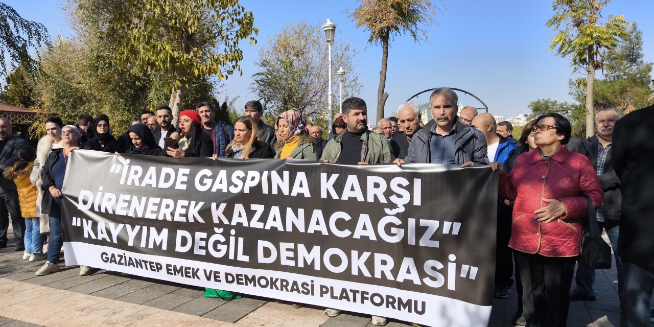 Antep’te Kayyım Atamaları Protesto Edildi: "Dersim zulme teslim olmaz"