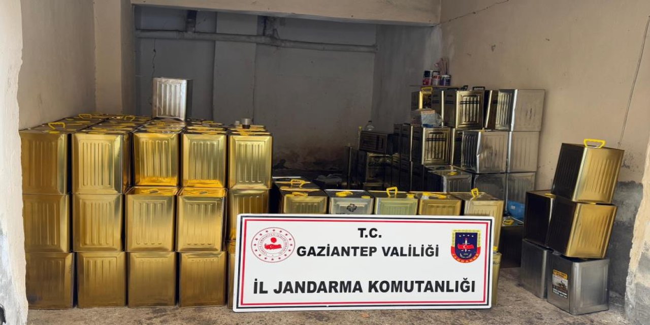 Gaziantep'te tonlarca sahte zeytinyağı ele geçirildi