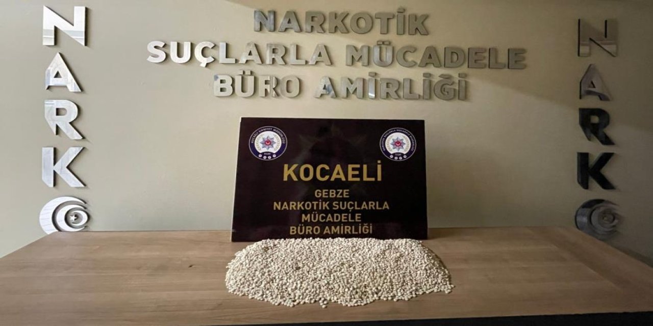 Kocaeli'nde binlerce  uyuşturucu hap ele geçirildi