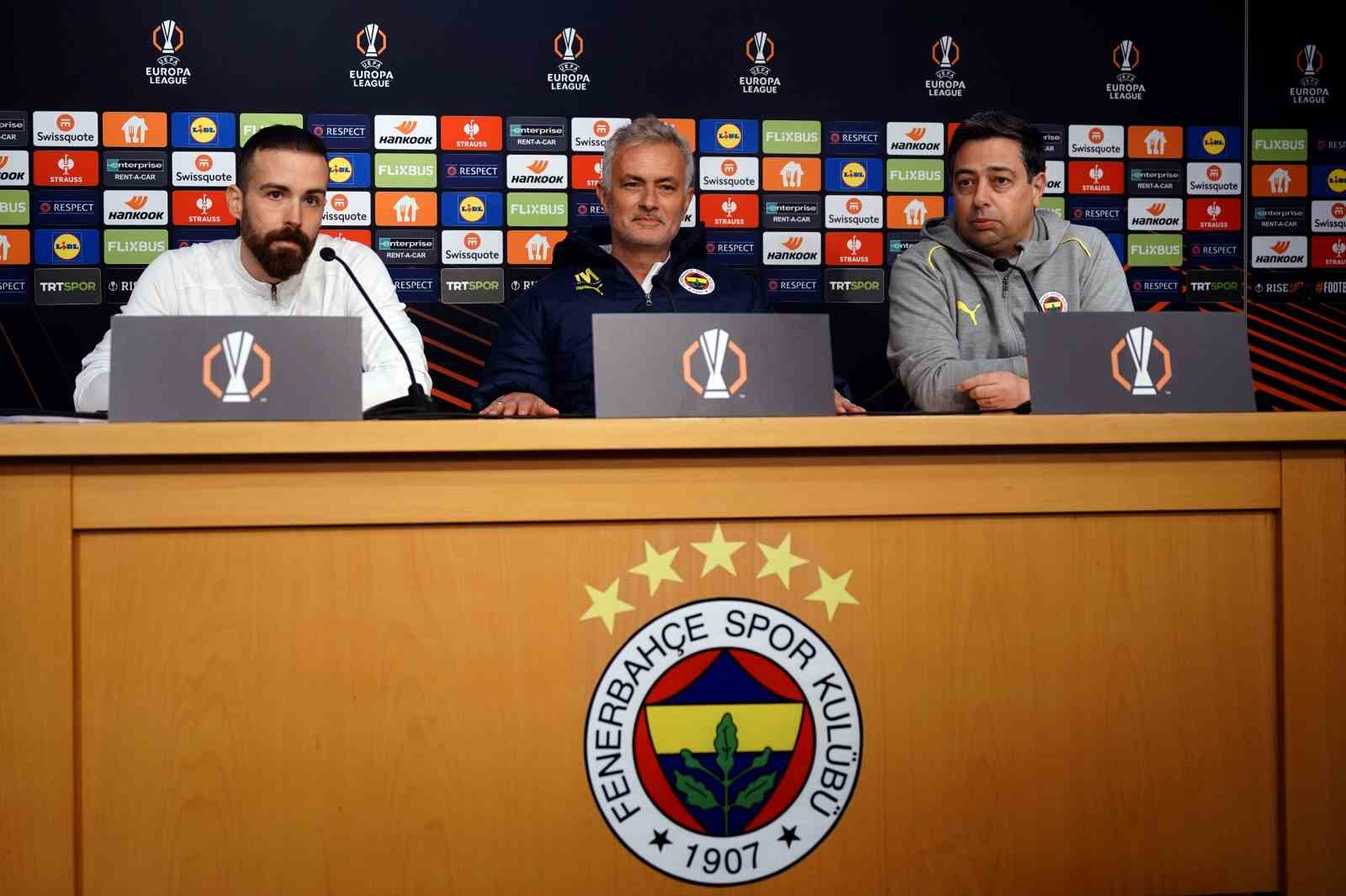Fenerbahçe teknik adamı, Jose Mourinho, zor bir maç olacağını düşünüyor