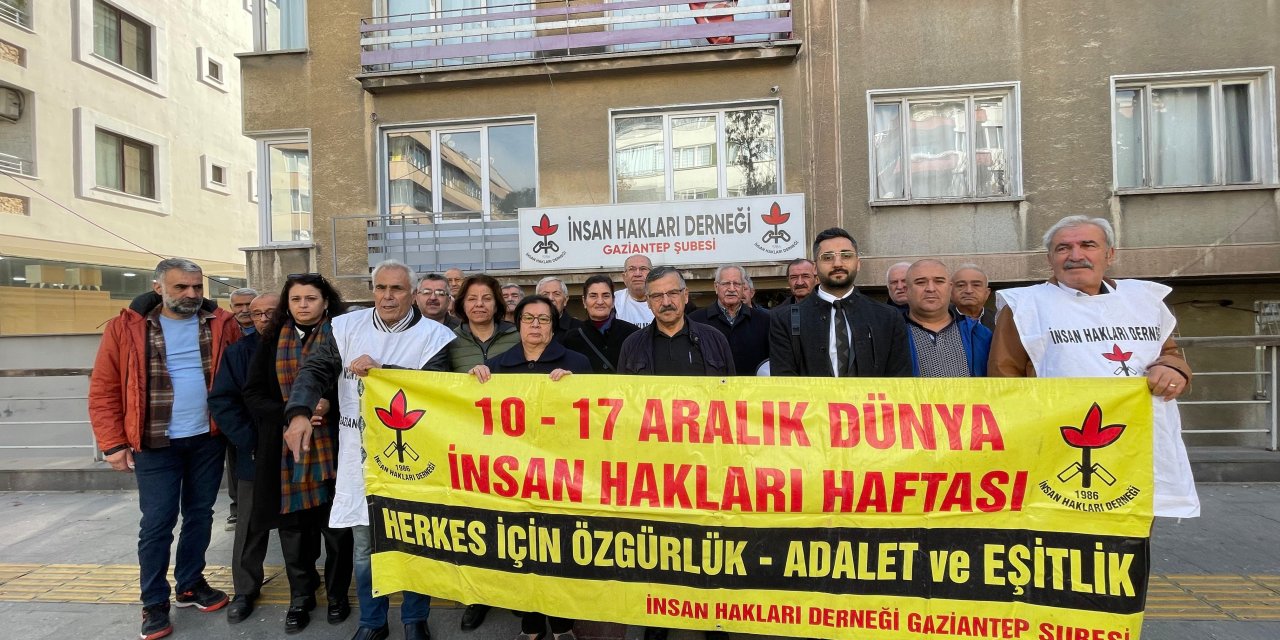 İHD Gaziantep Şube: İnsan haklarının kurucu değerlerine sahip çıkmaya devam edeceğiz