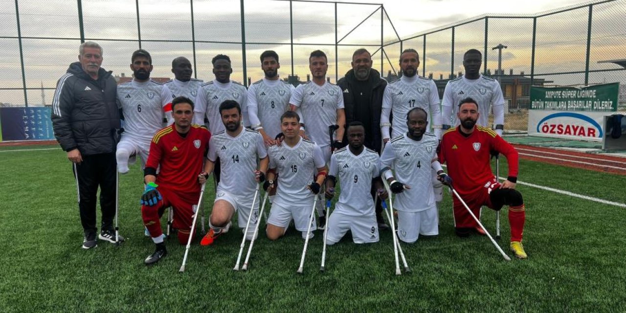 Şahinbey Ampute'den farklı skor: 5-0