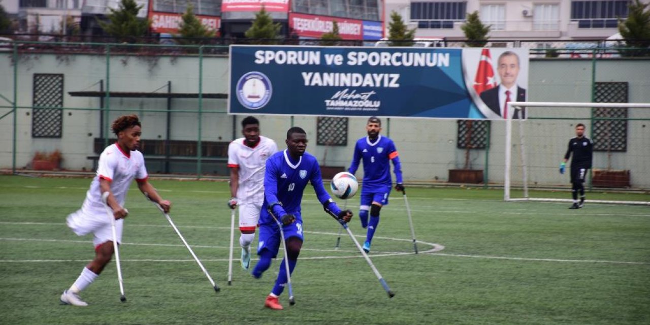 Şahinbey Ampute, Pendik Belediyesi'ni 8-2 mağlup etti