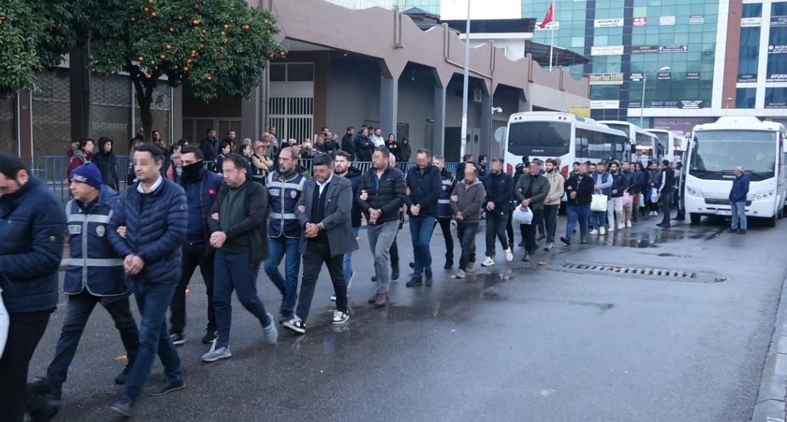 Mersin’deki rüşvet operasyonunda 91 şüpheli tutuklandı
