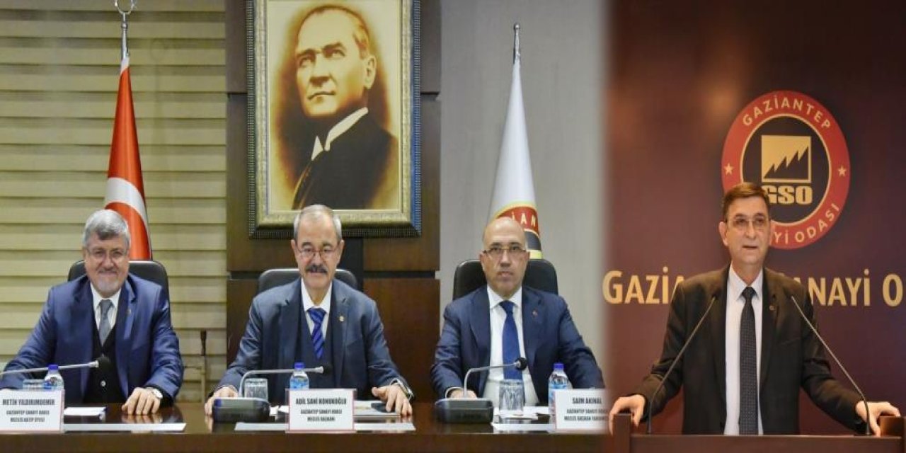 Gaziantep Sanayi Odası'nda  2024 yılının son meclis toplantısı gerçekleştirildi