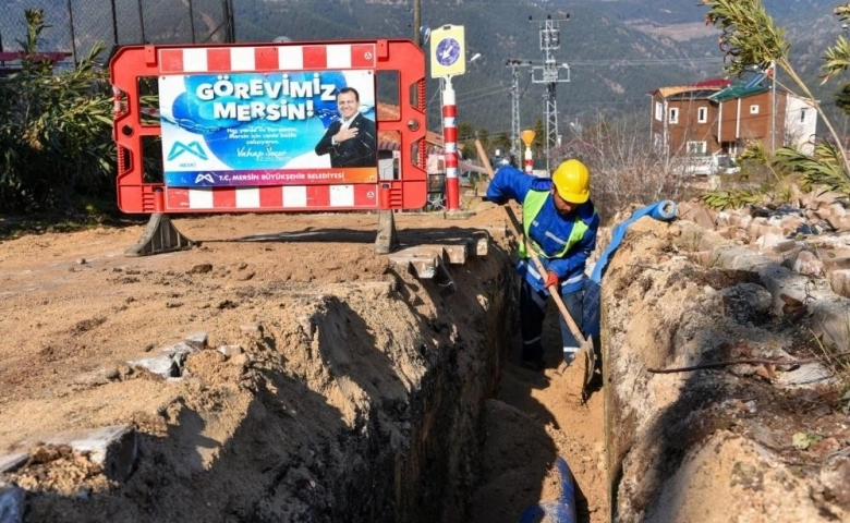 MESKİ, Toroslar ilçesinde içme suyu çalışmalarını sürdürüyor