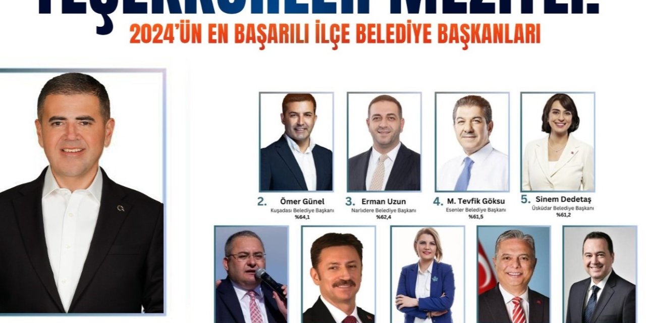 Başkan Tuncer, Türkiye'nin en başarılı büyükşehir ilçe belediye başkanı seçildi!