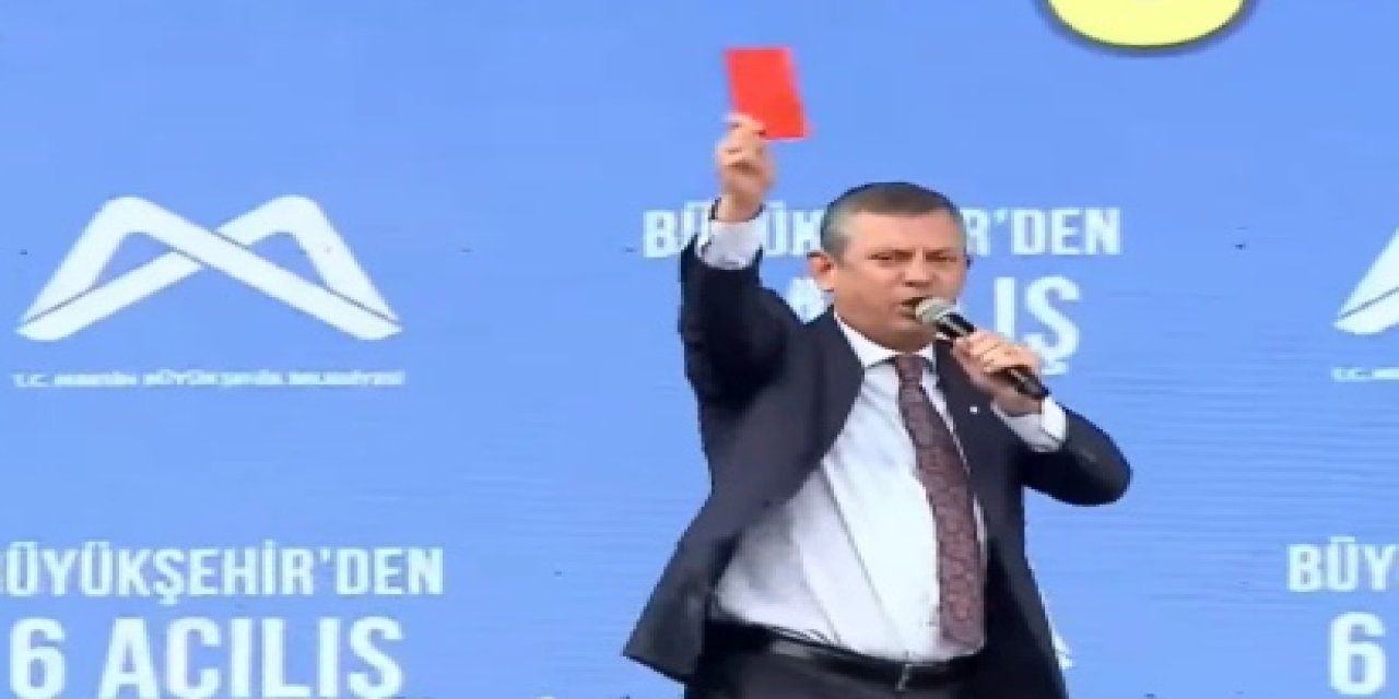 CHP Lideri Özgür Özel AKP’ye Kırmızı Kart kampanyası başlattı