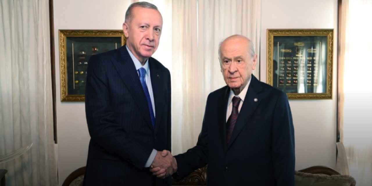 Cumhurbaşkanı Erdoğan-Bahçeli görüşmesi sona erdi