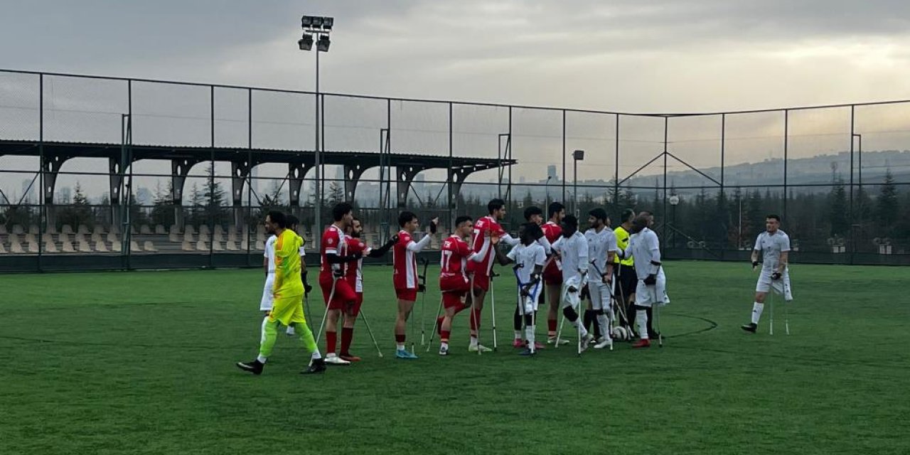 Şahinbey Ampute zorlu deplasmandan galibiyetle döndü: 2-1