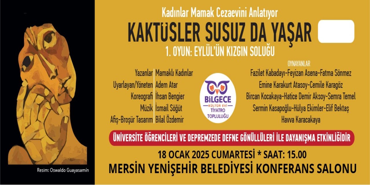 Kaktüsler susuzda yaşar