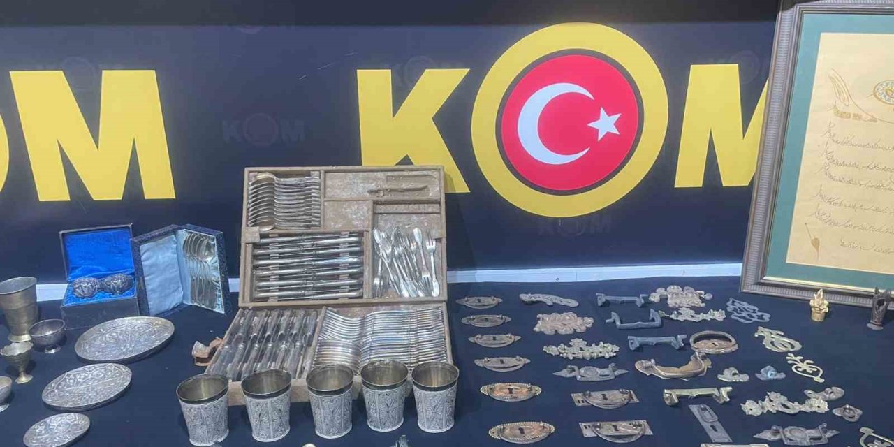 Tarihi eser operasyonda 243 eser ele geçirildi, 12 şüpheli yakalandı