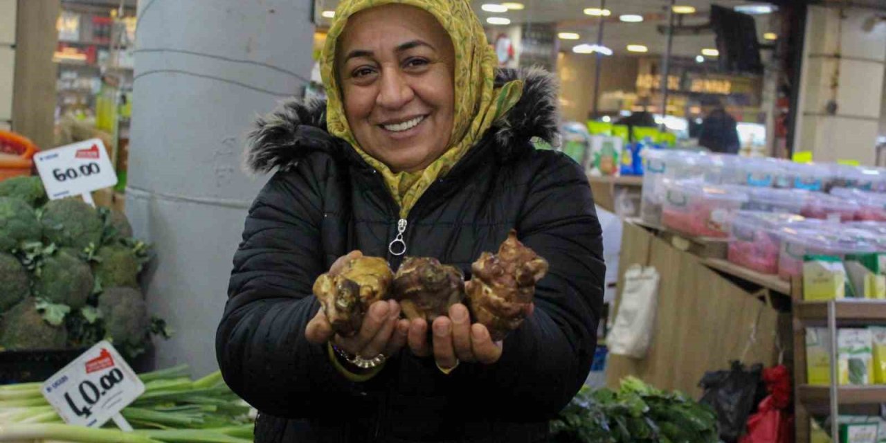 Yer elmasını, patates gibi ekip ekonomiye kazandırıyor