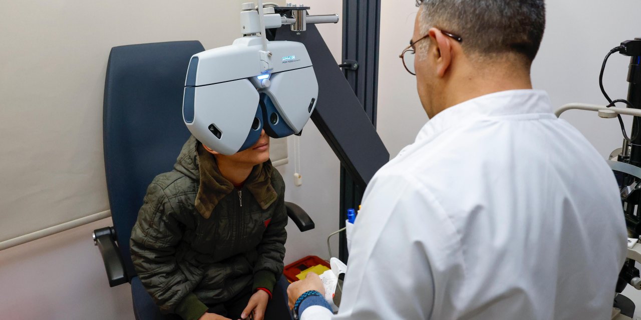 Yenişehir Belediyesinden çocuklara ücretsiz göz muayenesi